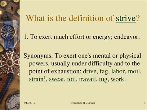 what is a synonym for strive to get
