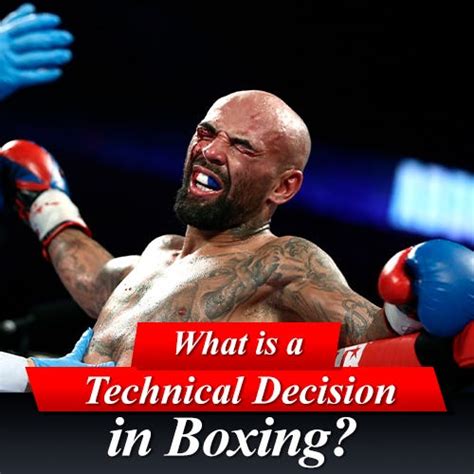 what is a technical decision in boxing