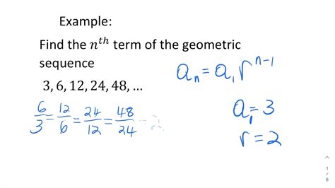 what is a term in a geometric sequence