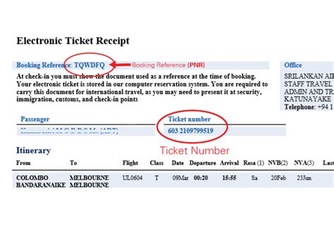 what is a ticket reference number