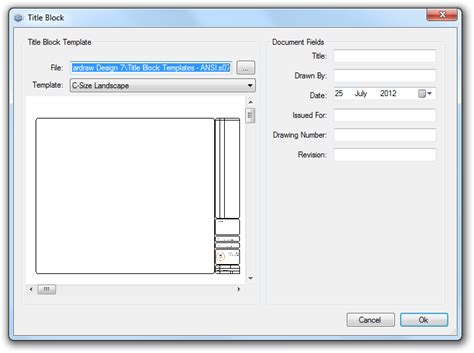 What Is A Title Block In Word