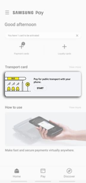 what is a transit card samsung pay
