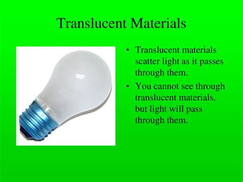 what is a translucent image called