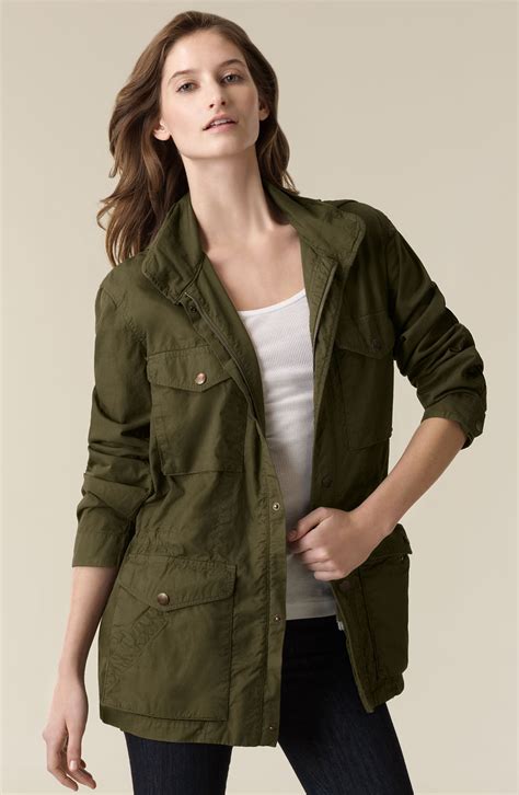 Lihn Hooded Utility Jacket, Main, color, MOSS Utility jacket, Women's