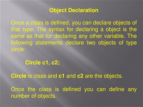 What Is A Valid Declaration Of An Object Of Class Box