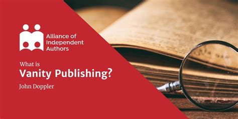 what is a vanity press publisher