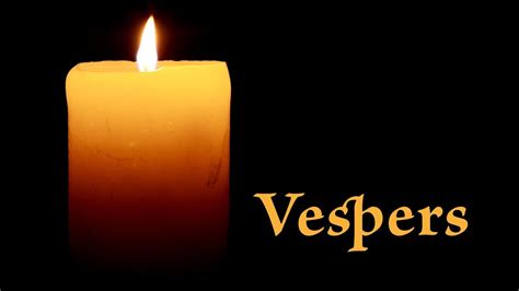 what is a vespers service at church