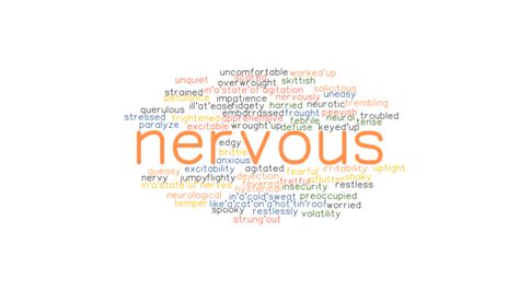 what is a word for nervous