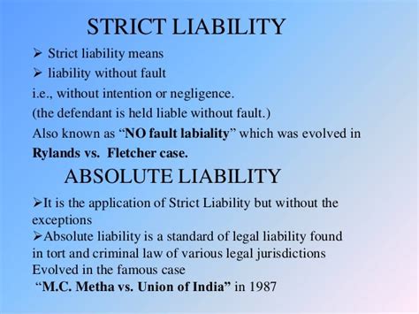 what is absolute liability