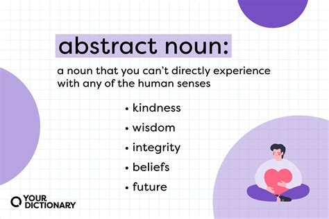 what is abstract noun and examples with answers