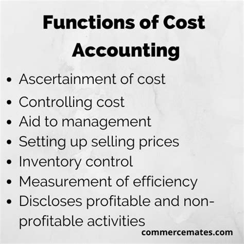 What Is Accounting Cost Function