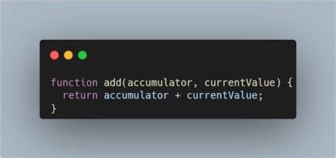 what is accumulator in reduce method in javascript
