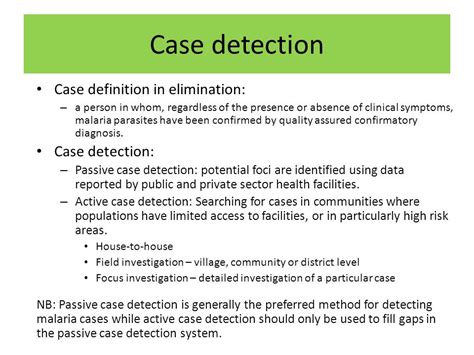 what is active case detection