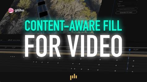what is after effects content aware fill