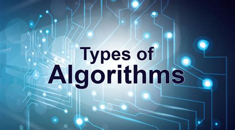 what is algorithm and its types