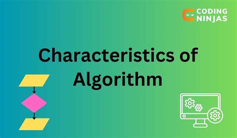 what is algorithm in c and its characteristics