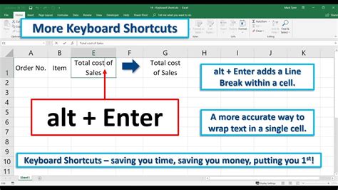 what is alt enter in excel