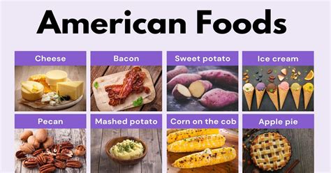 what is american main food