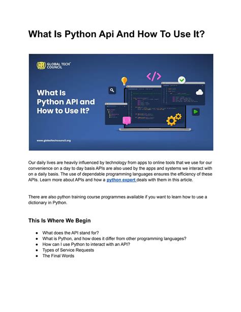 what is an api and how is it used in python