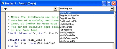 what is an event in visual basic programming