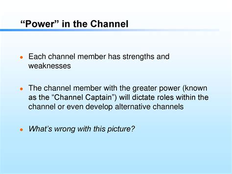 What Is An Example Of A Channel Captain