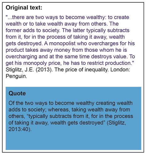what is an example of a quote