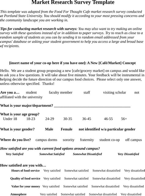 what is an example of a survey research study