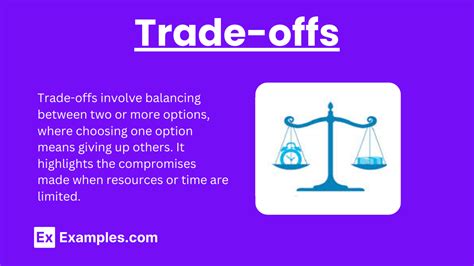 What Is An Example Of A Trade Off