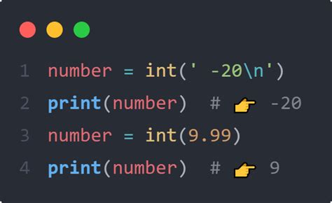 what is an example of an integer in python