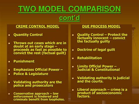 what is an example of crime control model
