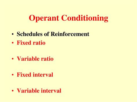 What Is An Example Of Fixed Ratio Operant Conditioning