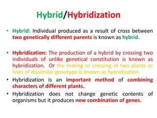 what is an example of intergeneric hybridization