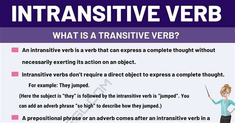 what is an example of intransitive verb