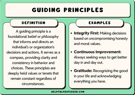 what is an example of principle