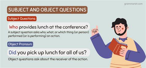 what is an example subject and object question