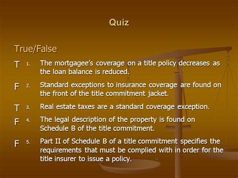 what is an exception to title insurance coverage