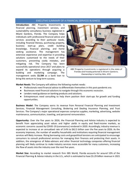 what is an executive summary in writing