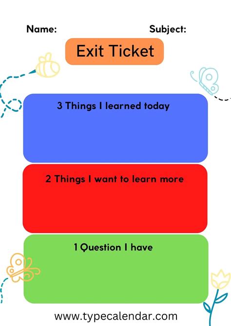 What Is An Exit Ticket