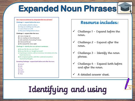 what is an expanded noun phrase year 6