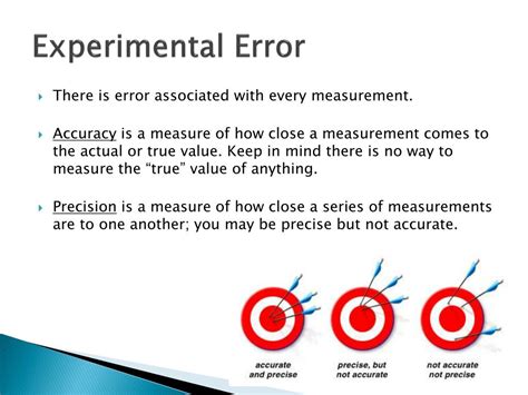 what is an experimental error