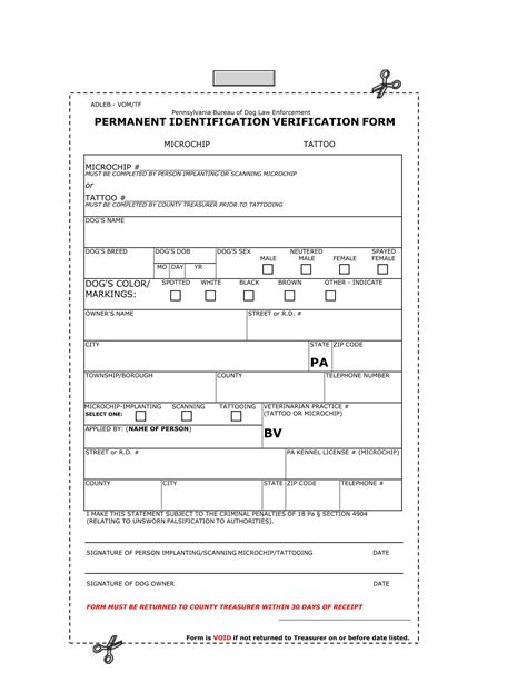 what is an id verification form