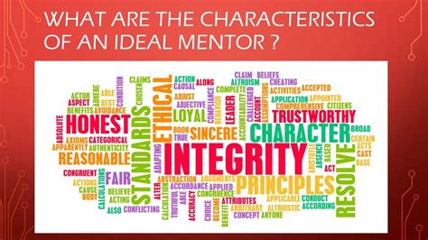 what is an ideal mentor