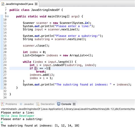 What Is An Index In Java