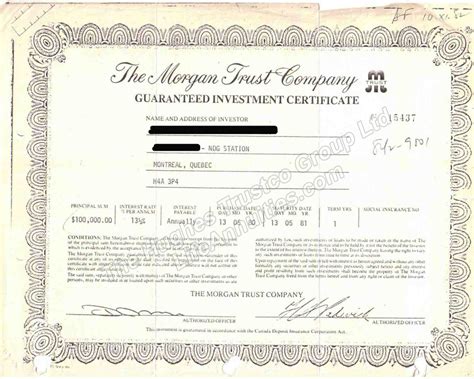 what is an investment certificate