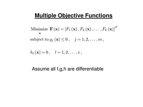 what is an objective function in optimization