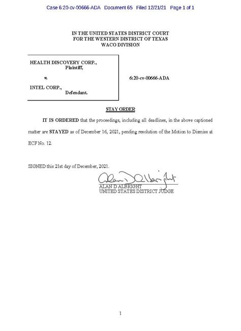what is an order staying case