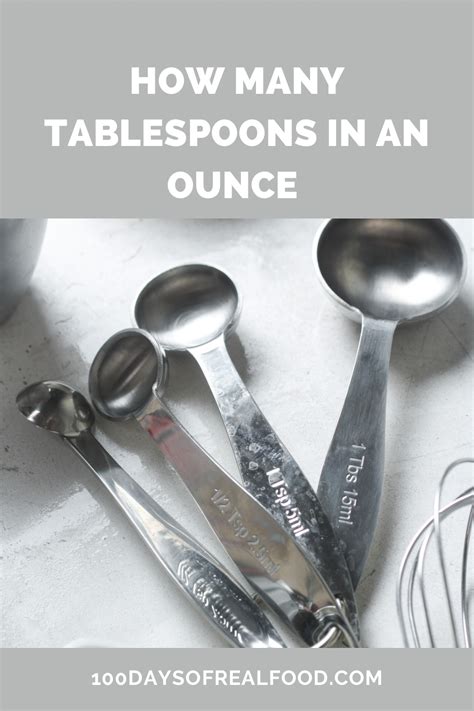 What Is An Ounce Equivalent To In Tablespoons