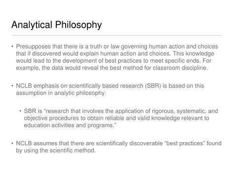 what is analytic method in philosophy example