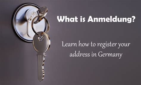 what is anmeldung in germany