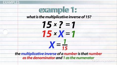 what is another name for multiplicative inverse of a number